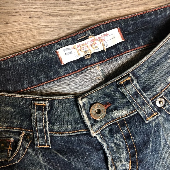 1921 Jeans Capri rolled cuffs Size 28 Indigo - Picture 4 of 6